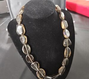 Smoky Quartz Beaded Necklace